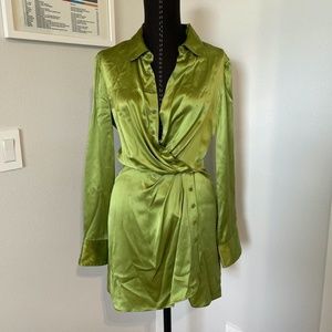 Reformation Alaine Silk Dress